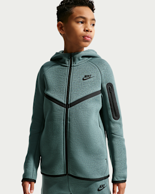 Nike Sportswear Tech Fleece Older Kids' Full-Zip Hoodie. Nike CA